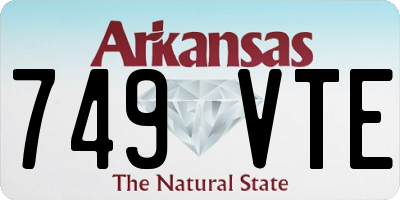AR license plate 749VTE