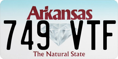 AR license plate 749VTF