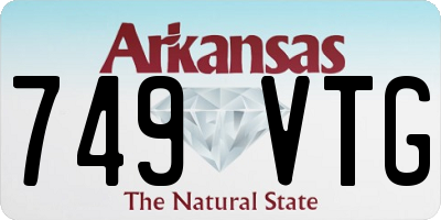 AR license plate 749VTG