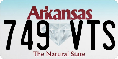 AR license plate 749VTS