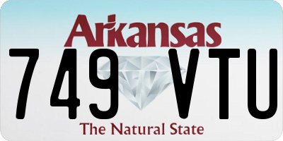 AR license plate 749VTU