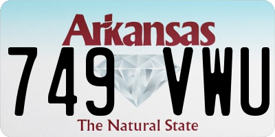 AR license plate 749VWU