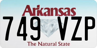 AR license plate 749VZP