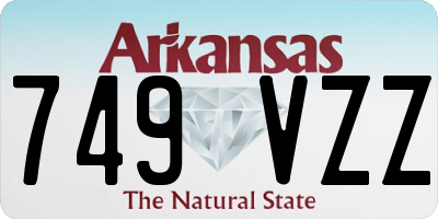 AR license plate 749VZZ