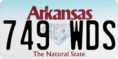 AR license plate 749WDS