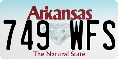 AR license plate 749WFS
