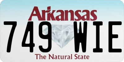 AR license plate 749WIE