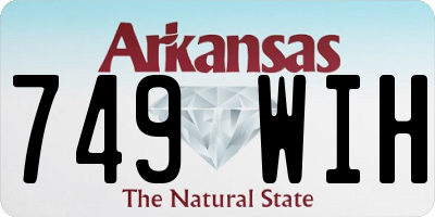 AR license plate 749WIH