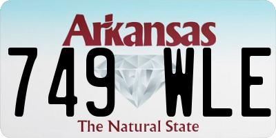 AR license plate 749WLE
