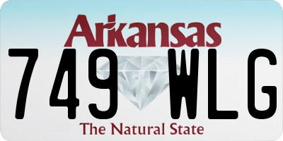 AR license plate 749WLG