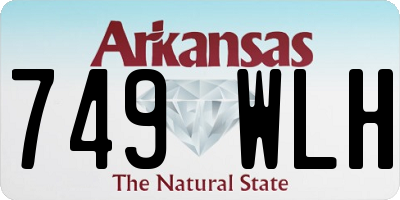 AR license plate 749WLH