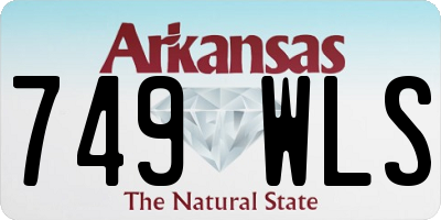 AR license plate 749WLS