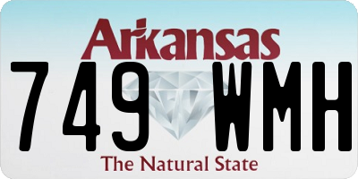 AR license plate 749WMH
