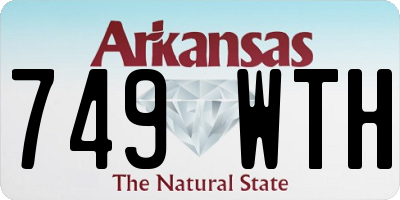 AR license plate 749WTH