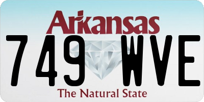 AR license plate 749WVE