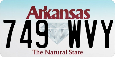 AR license plate 749WVY