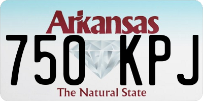 AR license plate 750KPJ