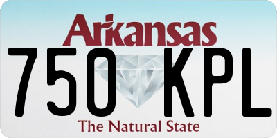 AR license plate 750KPL