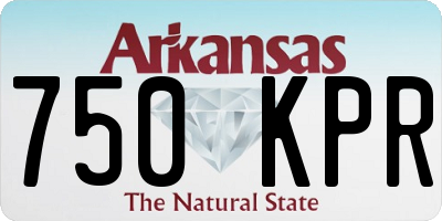 AR license plate 750KPR