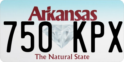 AR license plate 750KPX