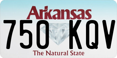 AR license plate 750KQV