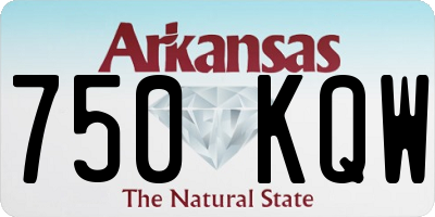 AR license plate 750KQW