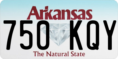 AR license plate 750KQY