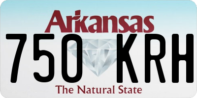 AR license plate 750KRH