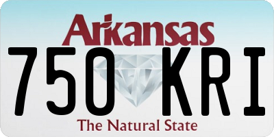 AR license plate 750KRI