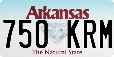 AR license plate 750KRM