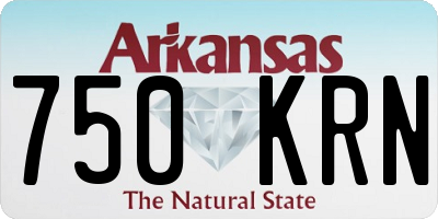 AR license plate 750KRN