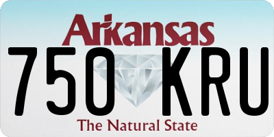 AR license plate 750KRU