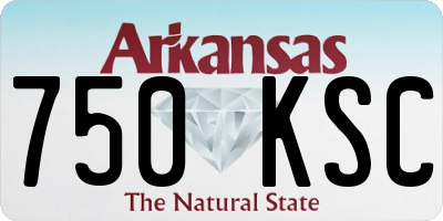 AR license plate 750KSC