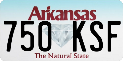 AR license plate 750KSF