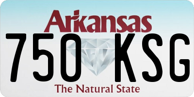 AR license plate 750KSG