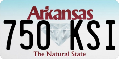 AR license plate 750KSI