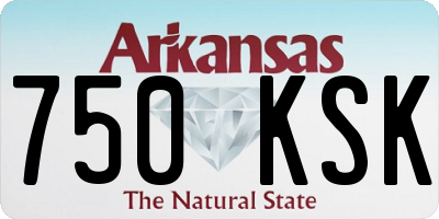 AR license plate 750KSK