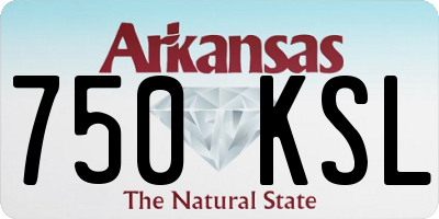AR license plate 750KSL