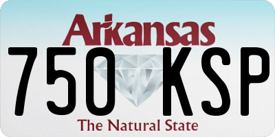 AR license plate 750KSP
