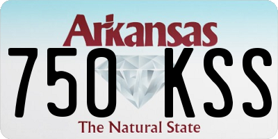 AR license plate 750KSS