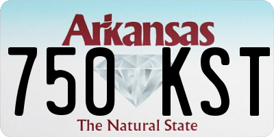 AR license plate 750KST