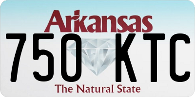 AR license plate 750KTC