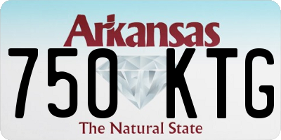 AR license plate 750KTG