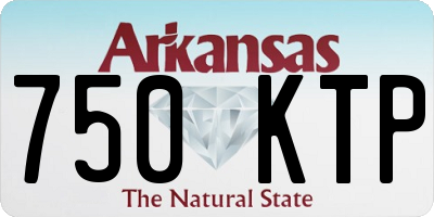 AR license plate 750KTP