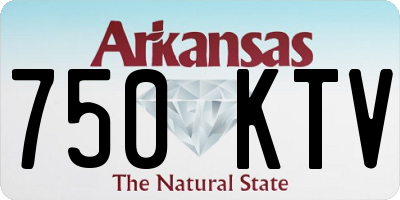 AR license plate 750KTV