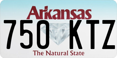 AR license plate 750KTZ