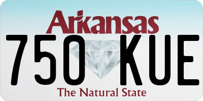 AR license plate 750KUE
