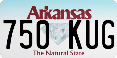 AR license plate 750KUG