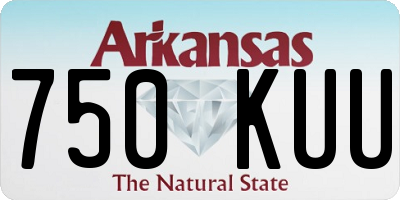 AR license plate 750KUU