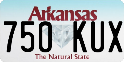 AR license plate 750KUX